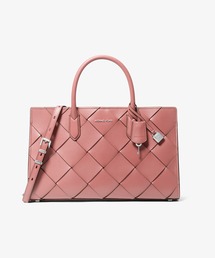 SCARLETT ウーヴン レザー サッチェル ミディアム