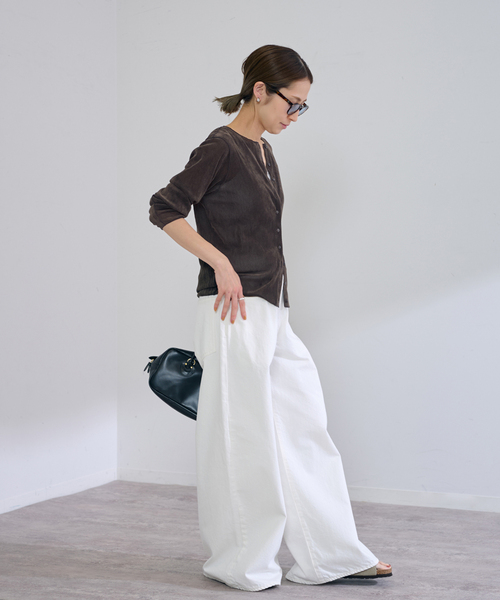 ≪追加 / 新色≫チュールフロッキーカーディガン（カーディガン/ボレロ