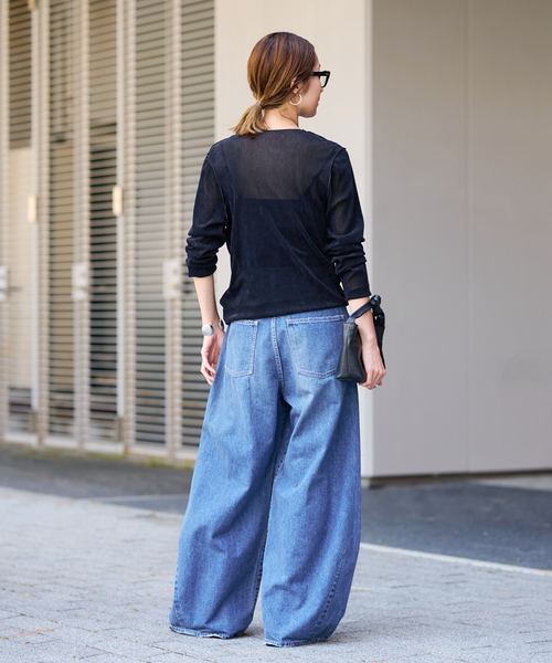 FRAMe WORK チュールフロッキーカーディガン ≪追加 / 新色≫チュールフロッキーカーディガン（カーディガン