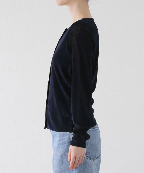 ≪追加 / 新色≫チュールフロッキーカーディガン（カーディガン/ボレロ