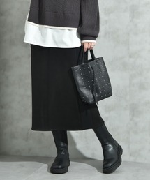 INTERPLANET | スエード＊リブワークスカート(スカート)