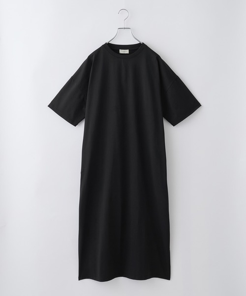 美品/手洗い可】ハウスオブロータス☆落ち感 とろみワンピース ビッグ