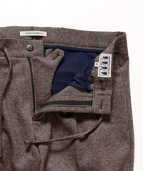 別注】giabsarchivio / MASACCIO ミックスファブリック 1プリーツ