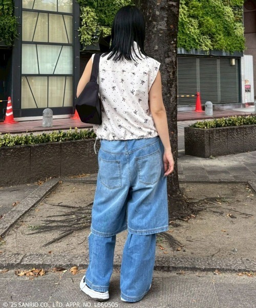 Candy Stripper（キャンディストリッパー）の「【HELLO KITTY】RIBBON HAND バッグ（ハンドバッグ・レディース・ブラック/レッド・FREE）」の6枚目の写真