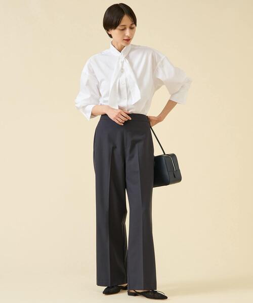 martinique（マルティニーク）の「TW2WAYストレッチパンツ（セットアップ可）（その他パンツ・レディース・ベージュ/ネイビー・1/2）」の7枚目の写真