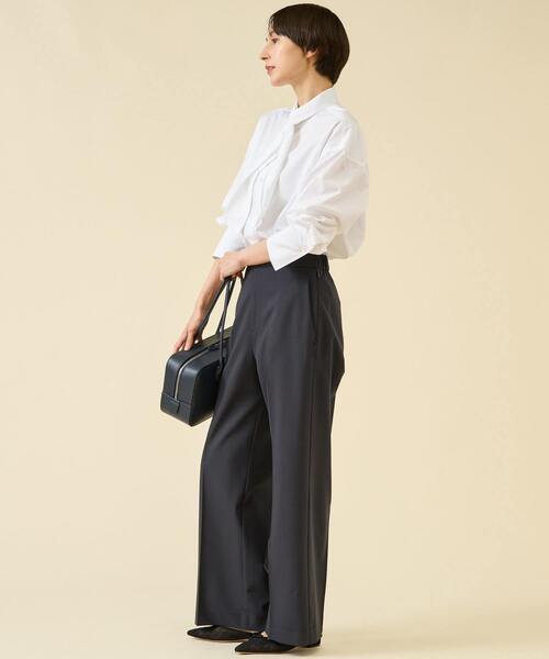 martinique（マルティニーク）の「TW2WAYストレッチパンツ（セットアップ可）（その他パンツ・レディース・ベージュ/ネイビー・1/2）」の8枚目の写真