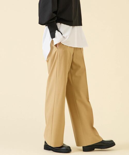 martinique（マルティニーク）の「TW2WAYストレッチパンツ（セットアップ可）（その他パンツ・レディース・ベージュ/ネイビー・1/2）」の11枚目の写真