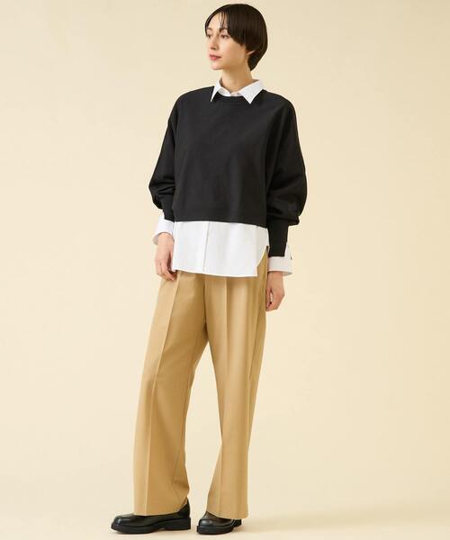 martinique（マルティニーク）の「TW2WAYストレッチパンツ（セットアップ可）（その他パンツ・レディース・ベージュ/ネイビー・1/2）」の14枚目の写真