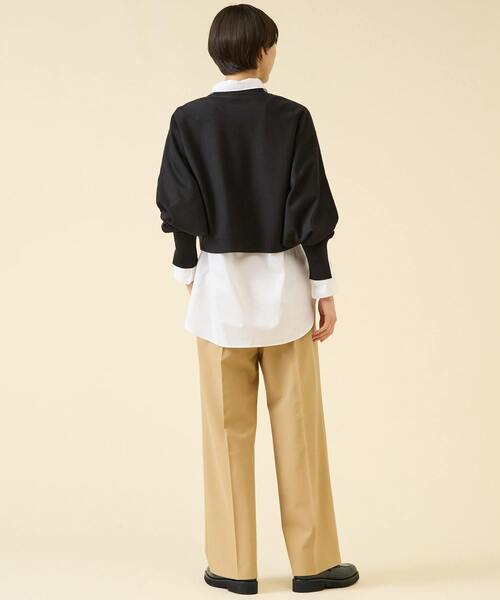 martinique（マルティニーク）の「TW2WAYストレッチパンツ（セットアップ可）（その他パンツ・レディース・ベージュ/ネイビー・1/2）」の15枚目の写真