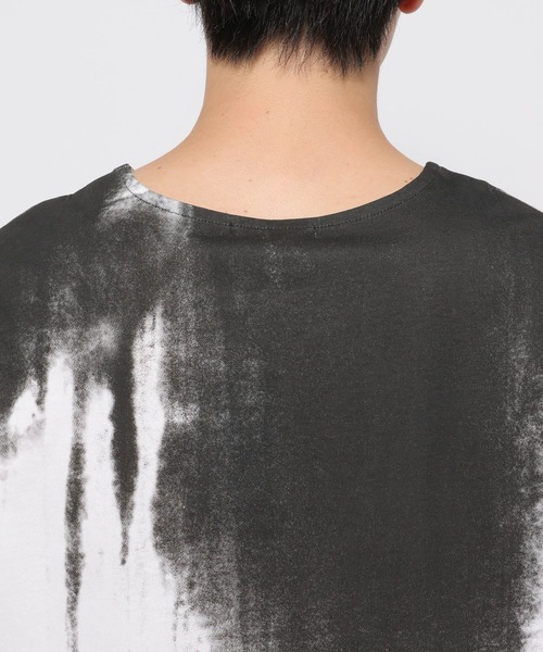 HARE（ハレ）の「ガラパターンノースリーブ(HARE)（タンクトップ・メンズ・ブラック/オフホワイト・MEDIUM/SMALL）」の8枚目の写真