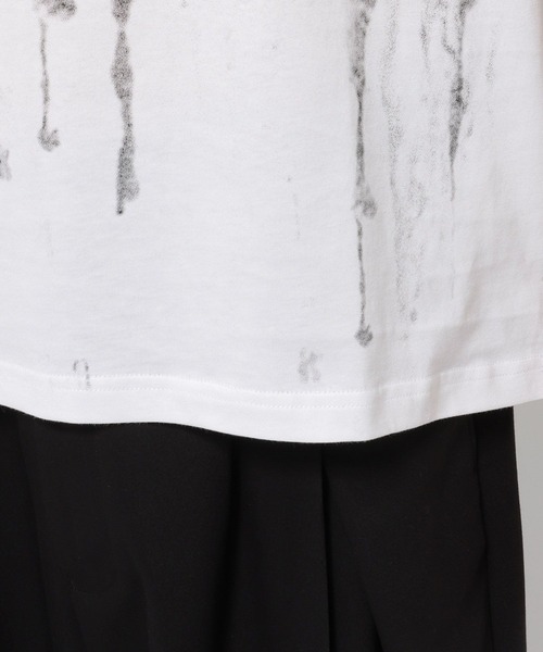 HARE（ハレ）の「ガラパターンノースリーブ(HARE)（タンクトップ・メンズ・ブラック/オフホワイト・MEDIUM/SMALL）」の10枚目の写真