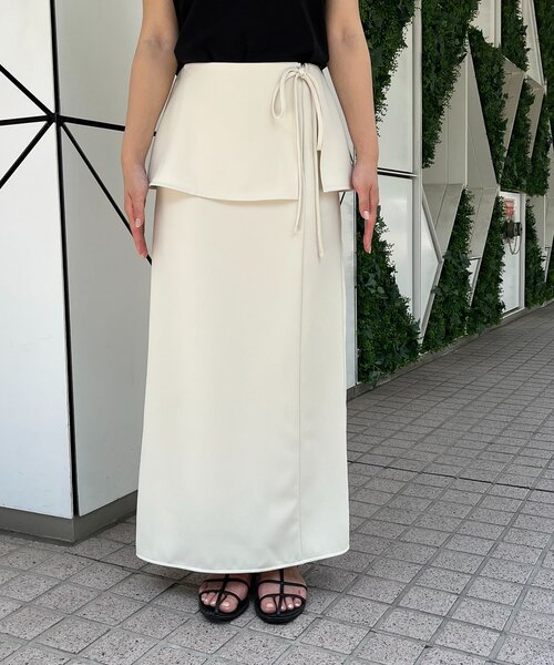 CAPRICIEUX LE'MAGE（カプリシューレマージュ）の「レイヤードマキシ