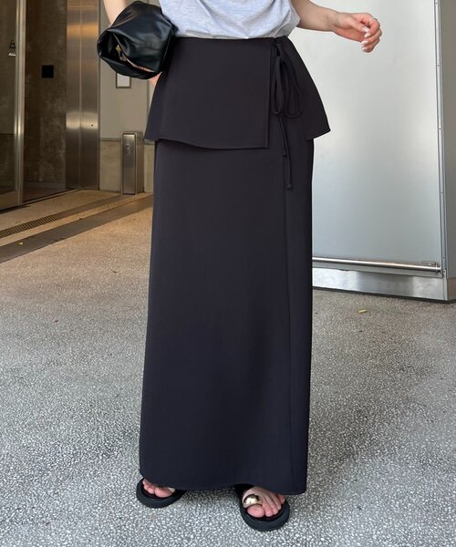 CAPRICIEUX LE'MAGE（カプリシューレマージュ）の「レイヤードマキシ