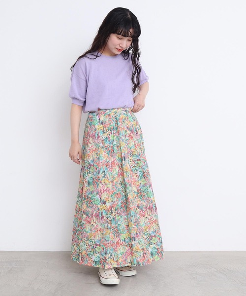 l'atelier du savon（アトリエドサボン）の「C/ぽんぽんサマーニット（ニット/セーター・レディース・ブラック/パープル/グレー/レッド・FREE）」の22枚目の写真