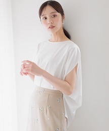 Andemiu | 【接触冷感・吸水速乾・UVカット・抗菌消臭】コクーンシルエットカットソー578697(Tシャツ/カットソー)