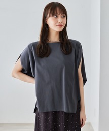 Andemiu | 【接触冷感・吸水速乾・UVカット・抗菌消臭】コクーンシルエットカットソー578697(Tシャツ/カットソー)