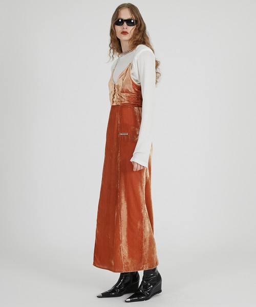 2WAYベロアキャミドレス / 2-Way Velour Camisole Dress（ワンピース