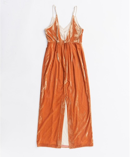 PRANK PROJECT（プランクプロジェクト）の「2WAYベロアキャミドレス / 2-Way Velour Camisole Dress（ワンピース・レディース・ブラック/オレンジ・FREE）」の11枚目の写真