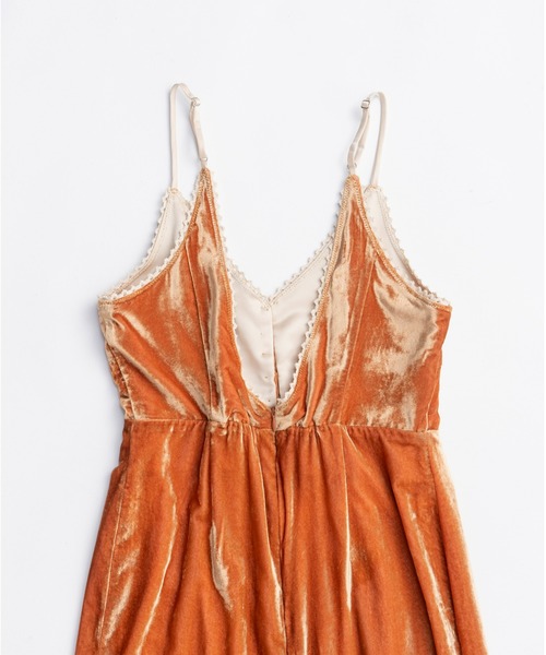 PRANK PROJECT（プランクプロジェクト）の「2WAYベロアキャミドレス / 2-Way Velour Camisole Dress（ワンピース・レディース・ブラック/オレンジ・FREE）」の13枚目の写真