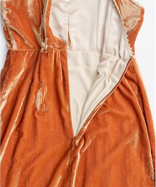 2WAYベロアキャミドレス / 2-Way Velour Camisole Dress（ワンピース
