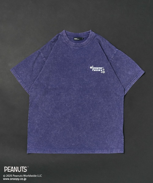 PEANUTS(ピーナッツ)の「PEANUTS/ピーナッツ ルーシーTEE(Tシャツ/カットソー・レディース・パープル/チャコールグレー・M/L)」の4枚目の写真