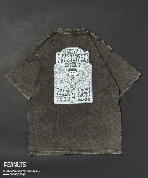 PEANUTS(ピーナッツ)の「PEANUTS/ピーナッツ ルーシーTEE(Tシャツ/カットソー・レディース・パープル/チャコールグレー・M/L)」の10枚目の写真