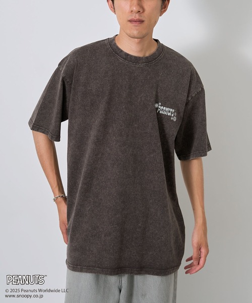 PEANUTS(ピーナッツ)の「PEANUTS/ピーナッツ ルーシーTEE(Tシャツ/カットソー・レディース・パープル/チャコールグレー・M/L)」の18枚目の写真