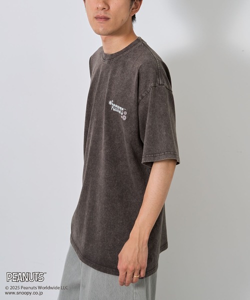 PEANUTS(ピーナッツ)の「PEANUTS/ピーナッツ ルーシーTEE(Tシャツ/カットソー・レディース・パープル/チャコールグレー・M/L)」の19枚目の写真