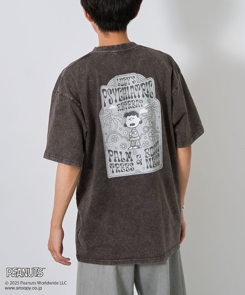 PEANUTS(ピーナッツ)の「PEANUTS/ピーナッツ ルーシーTEE(Tシャツ/カットソー・レディース・パープル/チャコールグレー・M/L)」の20枚目の写真