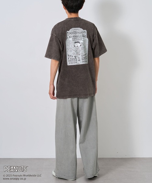 PEANUTS(ピーナッツ)の「PEANUTS/ピーナッツ ルーシーTEE(Tシャツ/カットソー・レディース・パープル/チャコールグレー・M/L)」の22枚目の写真