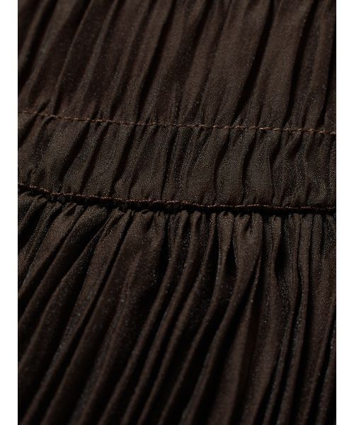 FRAY I.D（フレイアイディー）の「ワッシャーシャーリングキャミワンピース（ワンピース・レディース・ブラウン/ブルー/ピンク・0/1）」の15枚目の写真