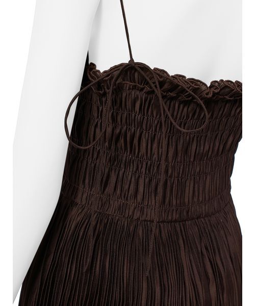 FRAY I.D（フレイアイディー）の「ワッシャーシャーリングキャミワンピース（ワンピース・レディース・ブラウン/ブルー/ピンク・0/1）」の17枚目の写真