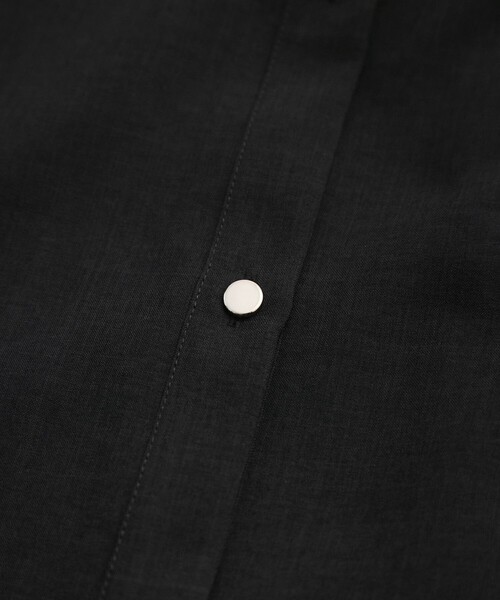 le cercle ADAM ET ROPE'(ルセルクルアダムエロペ)の「【セットアップ対応】タンブラーブッチャースタンドフリルブラウス(シャツ/ブラウス・レディース・チャコールグレー/ライトグレー/ダークブラウン・FREE)」の16枚目の写真