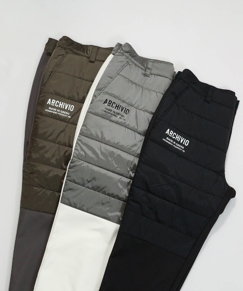 archivio(アルチビオ)の「<MENS>異素材切替撥水パンツ(その他パンツ・メンズ・ブラック/カーキ/グレー・M/L/LL)」の13枚目の写真