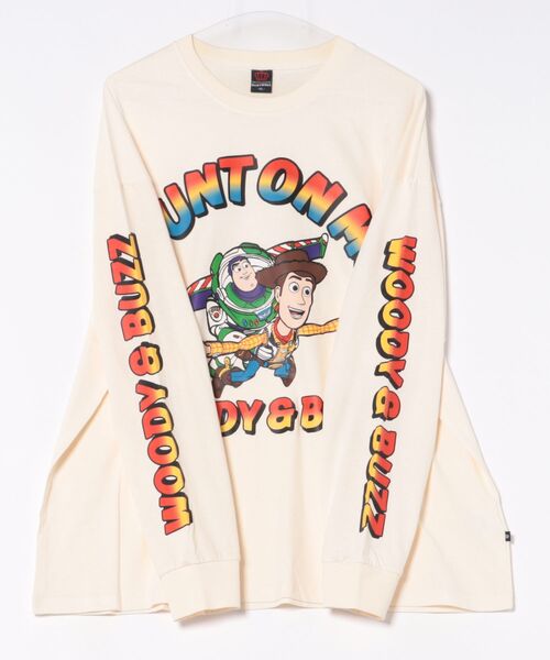 Disney(ディズニー)の「親子お揃い ディズニー トイ・ストーリー リブ ロンT 0725A(Tシャツ/カットソー・レディース・ホワイト/マスタード・S/M/L/XL)」の4枚目の写真
