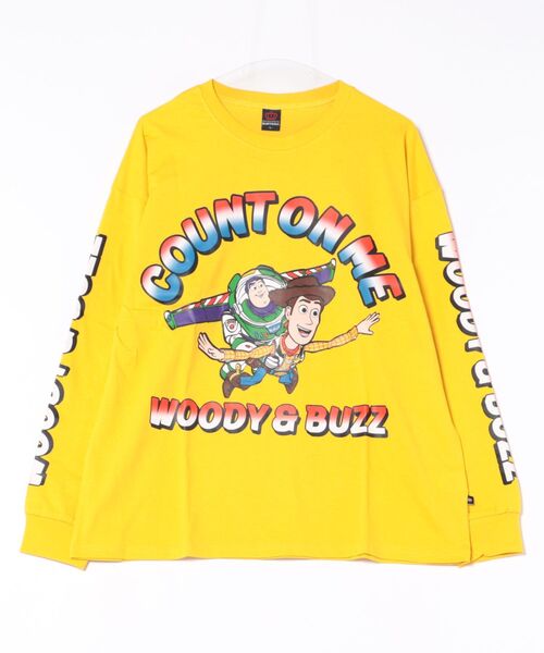 Disney(ディズニー)の「親子お揃い ディズニー トイ・ストーリー リブ ロンT 0725A(Tシャツ/カットソー・レディース・ホワイト/マスタード・S/M/L/XL)」の5枚目の写真