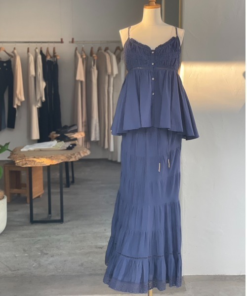 CASA FLINE(カーサフライン)の「【OC】オーガニックコットンレーススカート(スカート・レディース・ホワイト/ネイビー/サックスブルー・FREE)」の16枚目の写真
