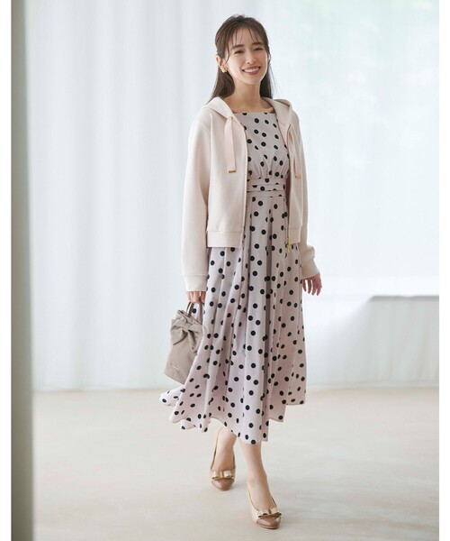 TOCCA(トッカ)の「POLKA RAIN ドット柄ドレス(ワンピース・レディース・ブラック系5/ブラウン系5・4/2/0/6)」の14枚目の写真