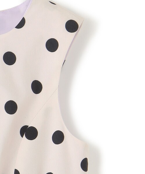 TOCCA(トッカ)の「POLKA RAIN ドット柄ドレス(ワンピース・レディース・ブラック系5/ブラウン系5・4/2/0/6)」の5枚目の写真