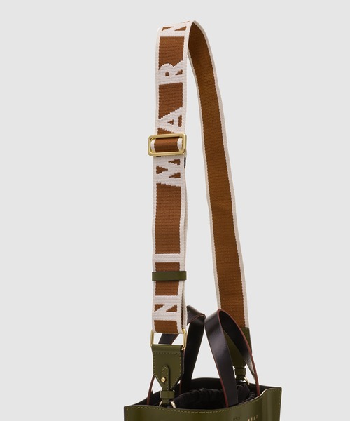 MARNI（マルニ）の「MARNI LOGO STRAP / ムゼオミニバッグ（ショルダーバッグ・レディース・カーキ系/ネイビー系・ONE SIZE）」の16枚目の写真