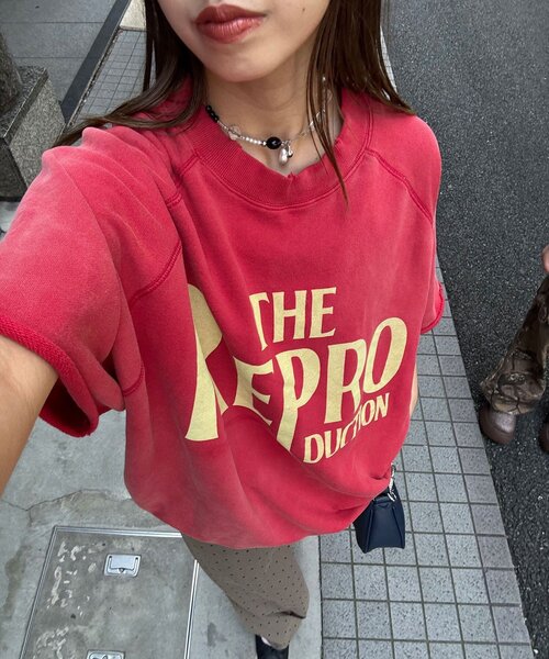 【RePRODUCTION LABEL / リプロダクションレーベル】ショートスリーブラグランスウェット