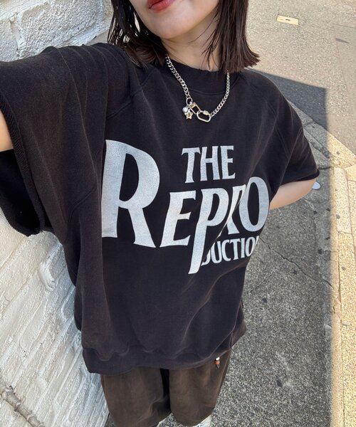 【RePRODUCTION LABEL / リプロダクションレーベル】ショートスリーブラグランスウェット