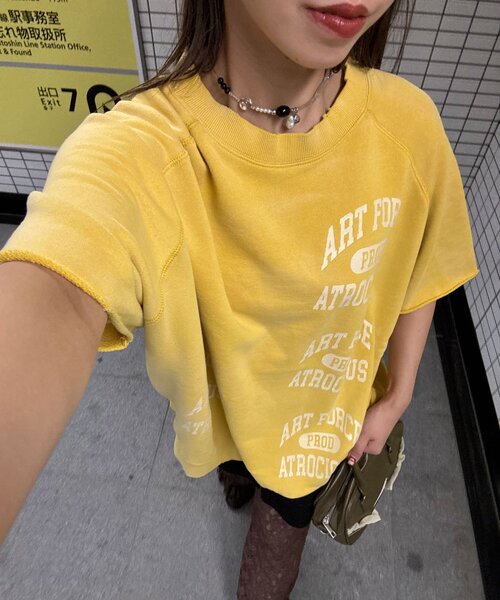 【RePRODUCTION LABEL / リプロダクションレーベル】ショートスリーブラグランスウェット