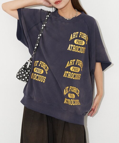 【RePRODUCTION LABEL / リプロダクションレーベル】ショートスリーブラグランスウェット