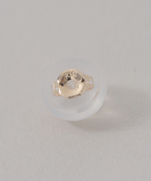 Lilas（リラ）の「プレイドクリップチェーンピアス K10（両耳