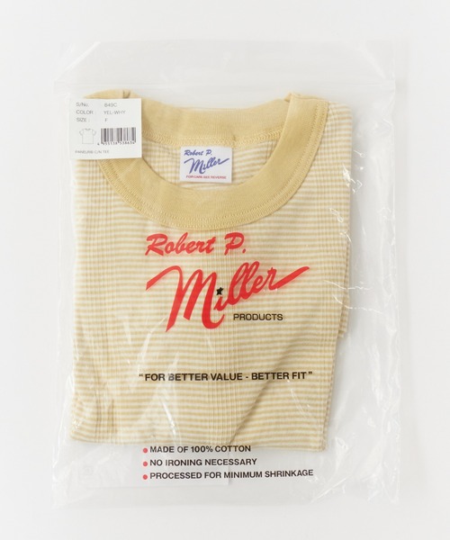 MILLER(ミラー)の「R.P.miller/ミラー パネルリブカットソー 2026新作 新色追加(Tシャツ/カットソー・レディース・チャコール/ミント/イエロー/ブルー系/ブラック系/ホワイト系/オレンジ・FREE)」の15枚目の写真
