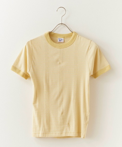 MILLER(ミラー)の「R.P.miller/ミラー パネルリブカットソー 2026新作 新色追加(Tシャツ/カットソー・レディース・チャコール/ミント/イエロー/ブルー系/ブラック系/ホワイト系/オレンジ・FREE)」の16枚目の写真