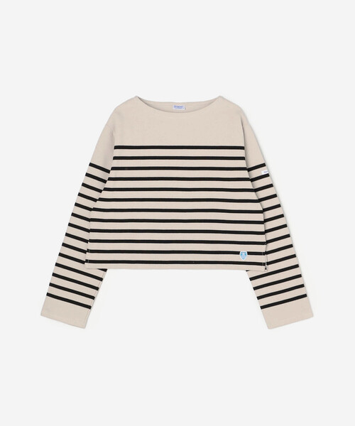ORCIVAL ラッセル ボートネック クロップド Tシャツ　新品同様 ORCIVAL | ラッセル ボートネッククロップドTシャツ WOMEN（T