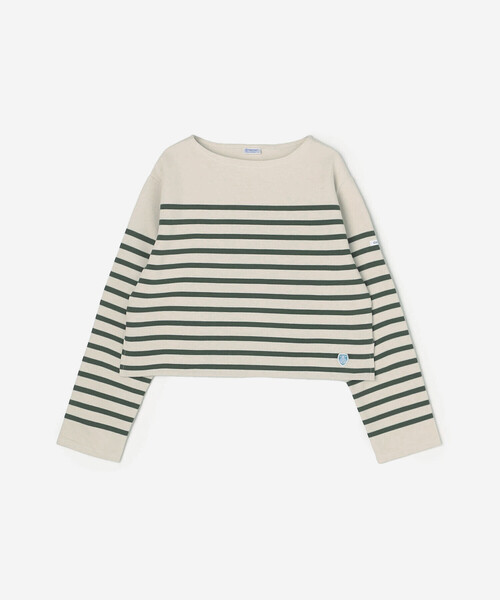 ORCIVAL | ラッセル ボートネッククロップドTシャツ WOMEN（T
