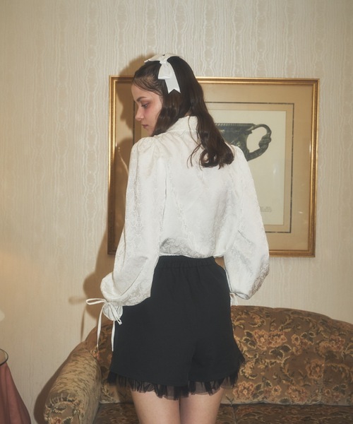 Lovilyn（ラヴィリン）の「裾チュールショートパンツ（その他パンツ・レディース・ホワイト/ブラック・SMALL/MEDIUM）」の19枚目の写真